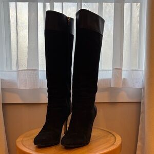Banana Republic Black Heeled Boots